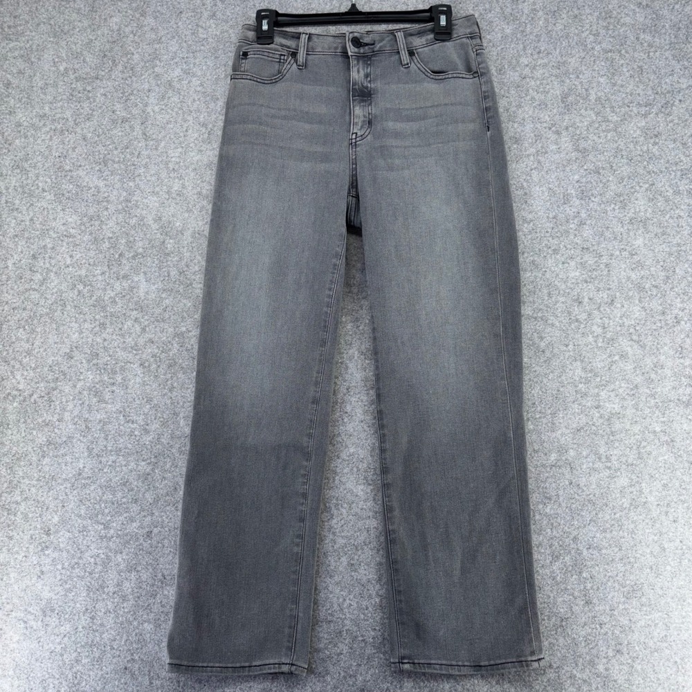 Quince Ultra-Stretch High-Rise Wide Leg Jeans Gray Size 29 KCLC004